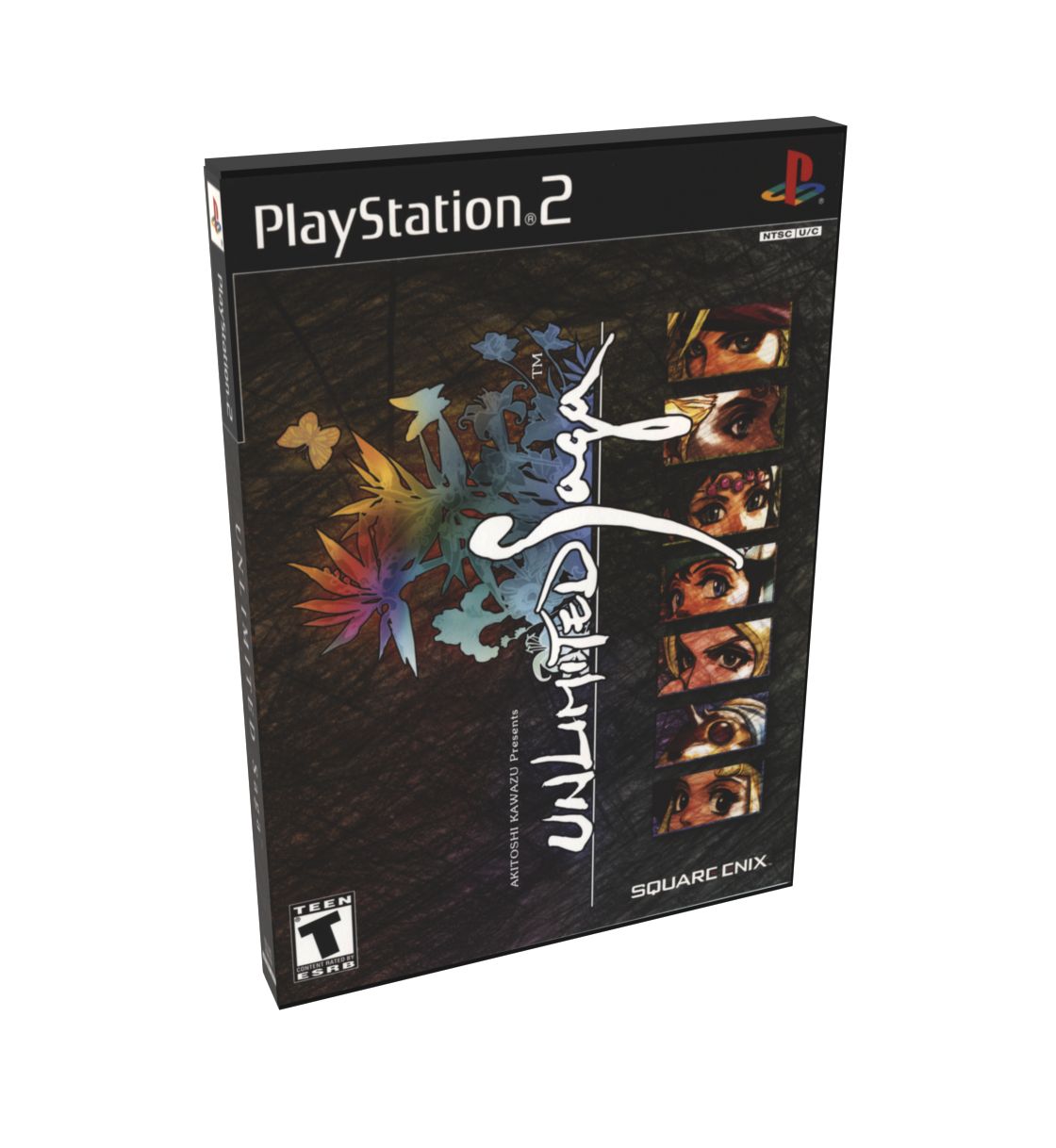 Unlimited SaGa | NTSC | Playstation 2 | PS2 | En | Reproduction Case and Booklet - NO GAME