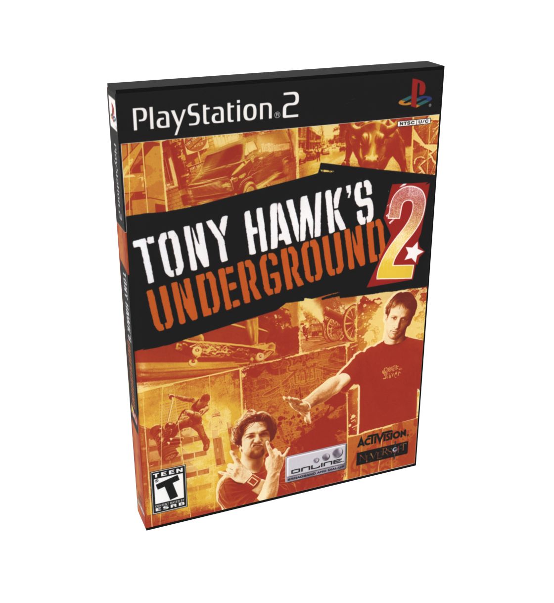 Tony Hawk&#39;s Underground 2 | NTSC | Playstation 2 | PS2 | En | Reproduction Case and Booklet - NO GAME