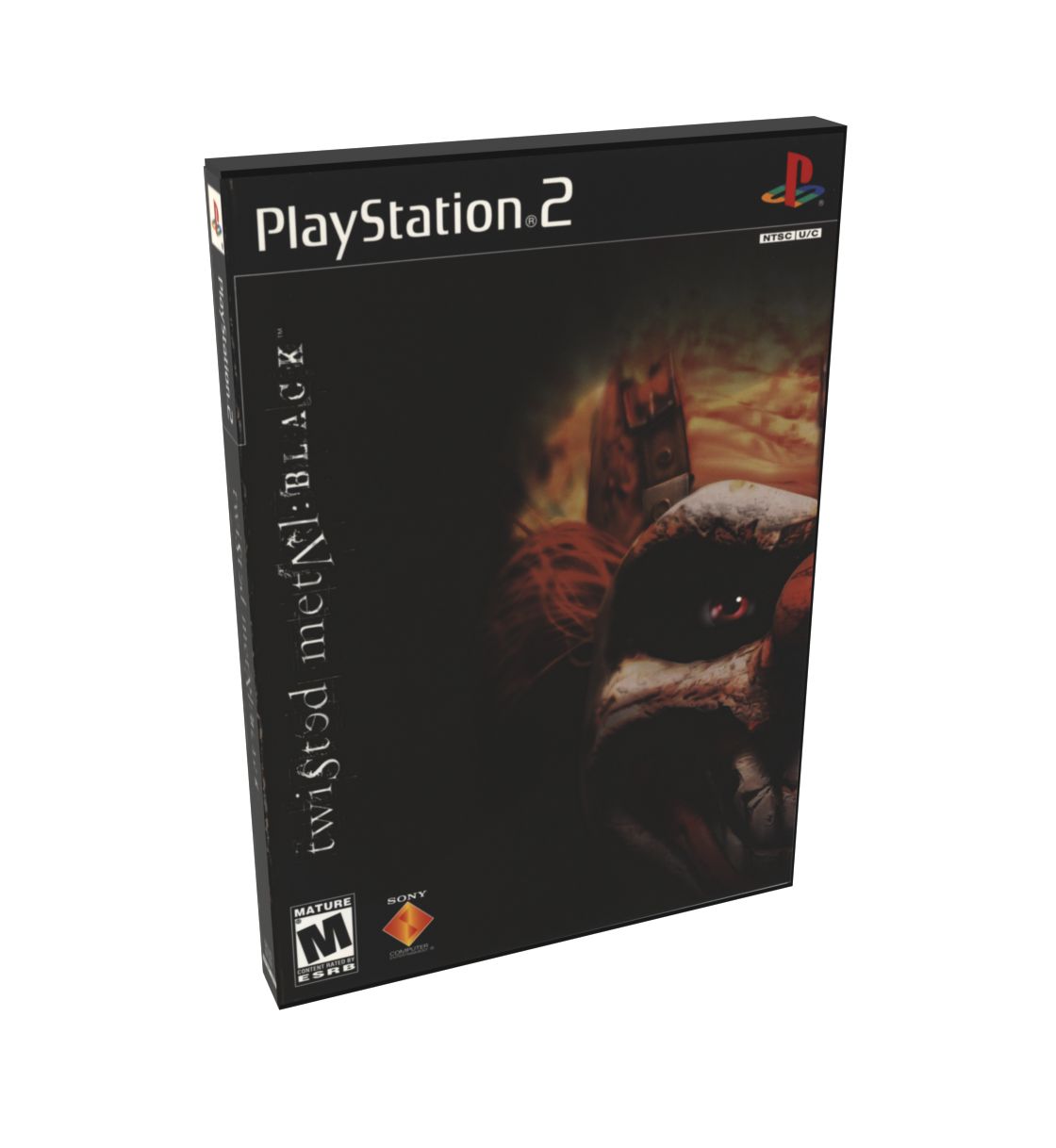 Twisted Metal Black | NTSC | Playstation 2 | PS2 | En | Reproduction Case and Booklet - NO GAME