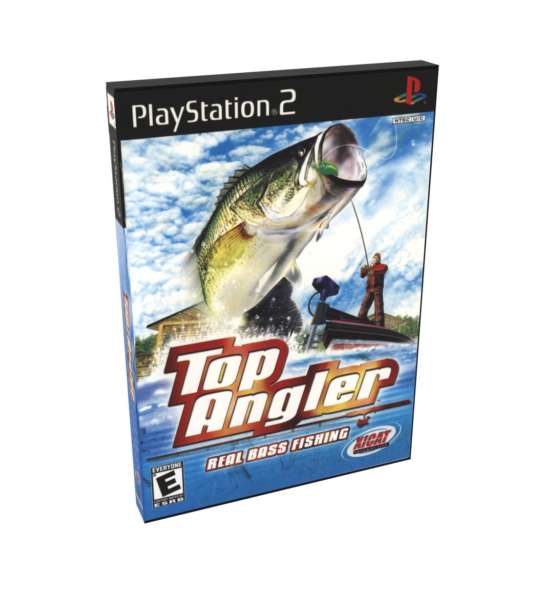 Top Angler Real Bass Fishing | NTSC | Playstation 2 | PS2 | En | Reproduction Case and Booklet - NO GAME