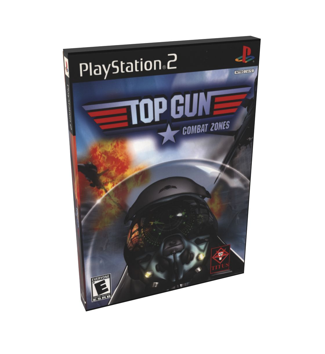 Top Gun Combat Zone (Titus) | NTSC | Playstation 2 | PS2 | En | Reproduction Case and Booklet - NO GAME