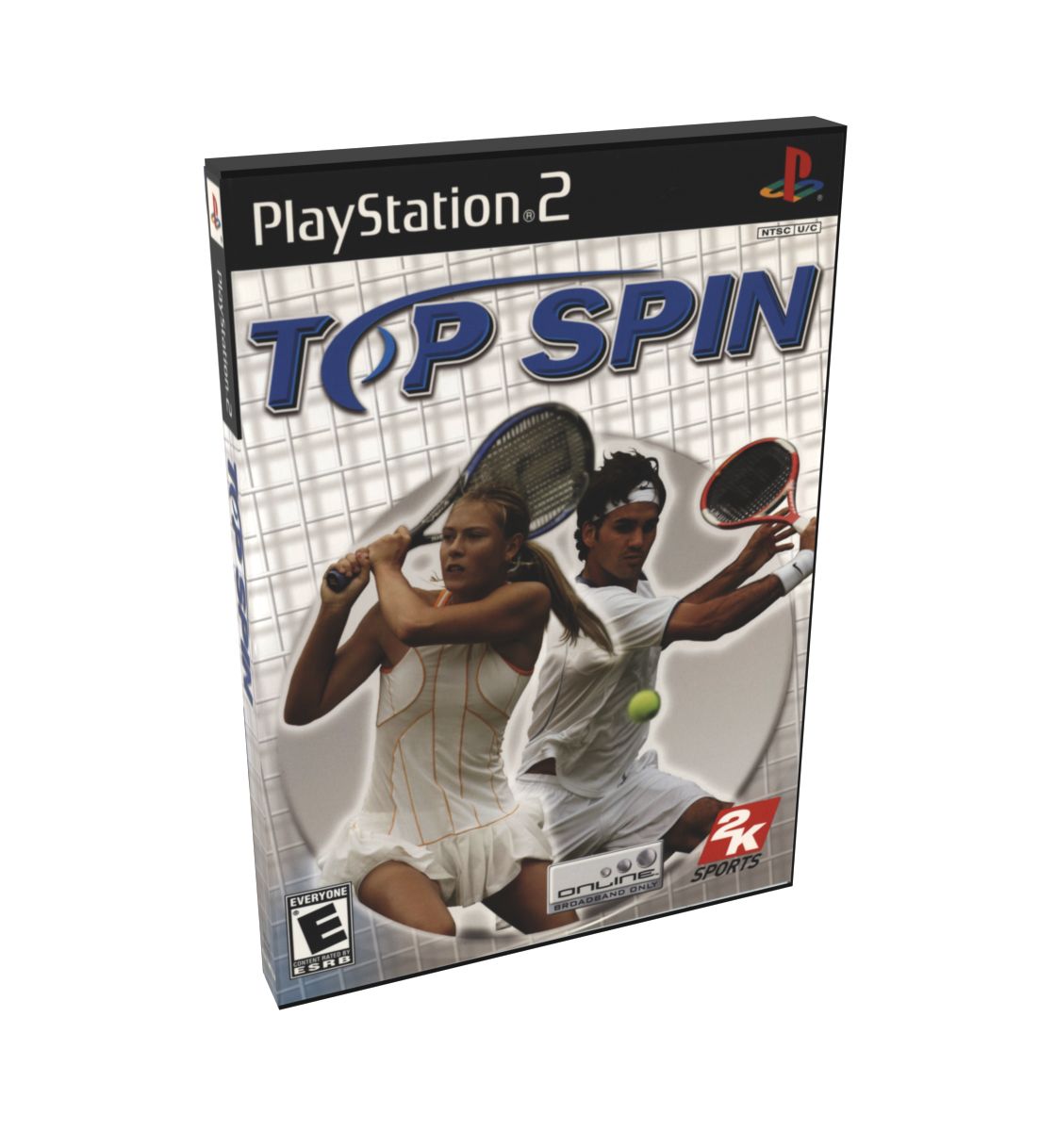 Top Spin | NTSC | Playstation 2 | PS2 | En | Reproduction Case and Booklet - NO GAME