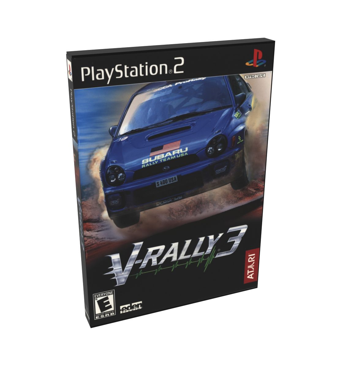V Rally 3 | NTSC | Playstation 2 | PS2 | En | Reproduction Case and Booklet - NO GAME