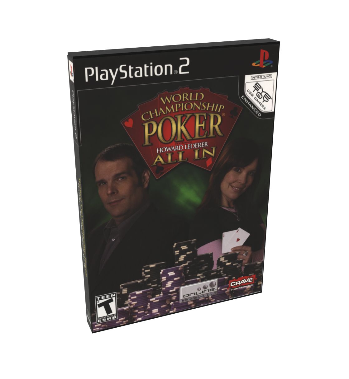 World Championship Poker Featuring Howard Lederer All In | NTSC | Playstation 2 | PS2 | En | Reproduction Case and Booklet - NO GAME