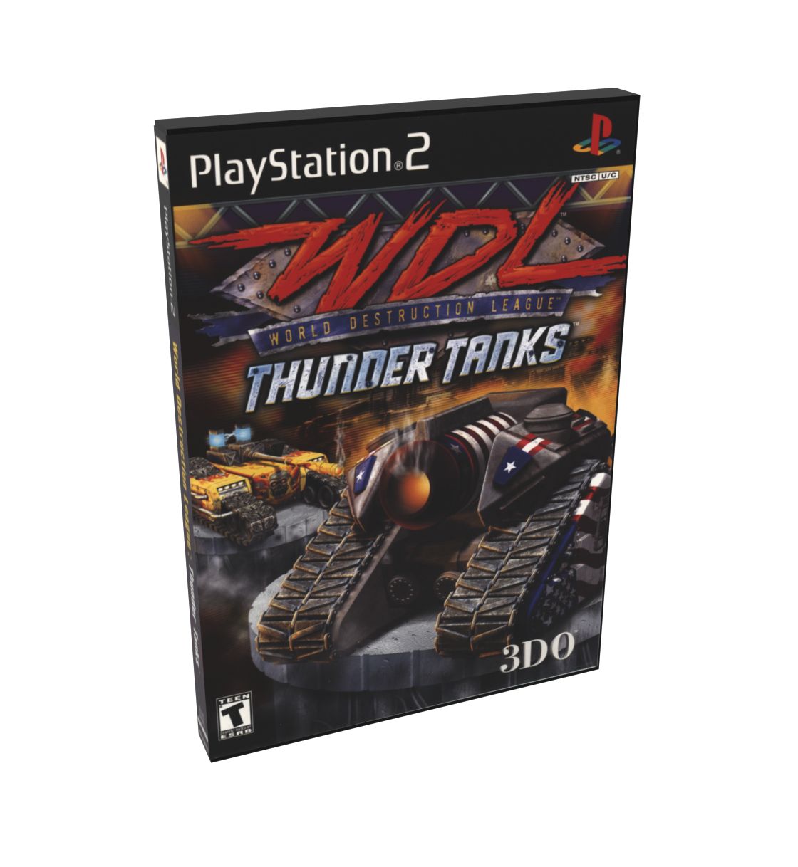 World Destruction League Thunder Tanks | NTSC | Playstation 2 | PS2 | En | Reproduction Case and Booklet - NO GAME