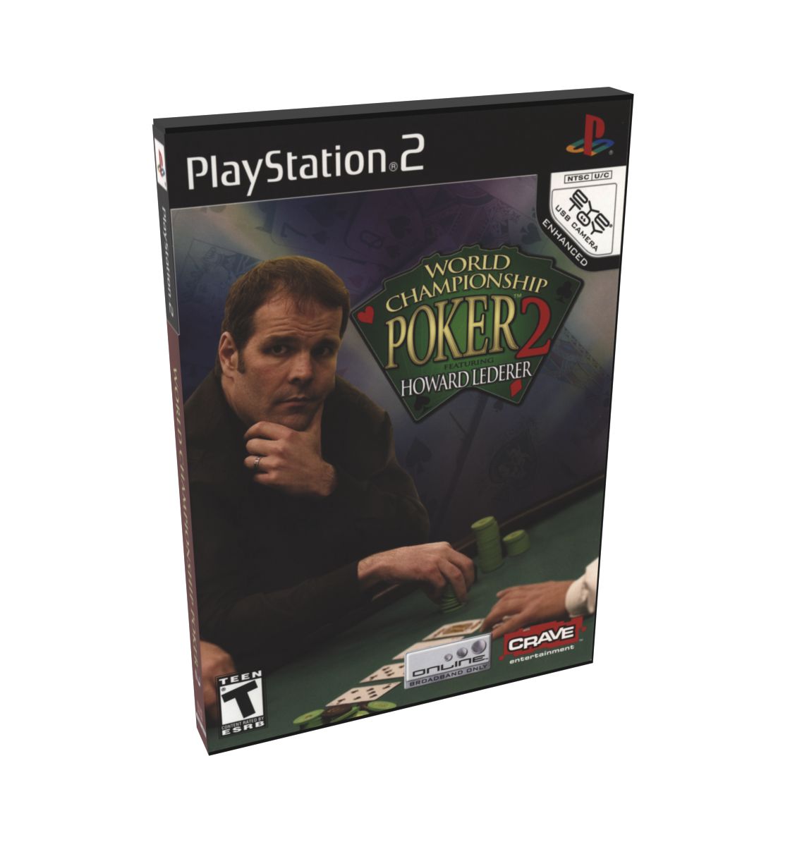 World Championship Poker 2 Featuring Howard Lederer | NTSC | Playstation 2 | PS2 | En | Reproduction Case and Booklet - NO GAME