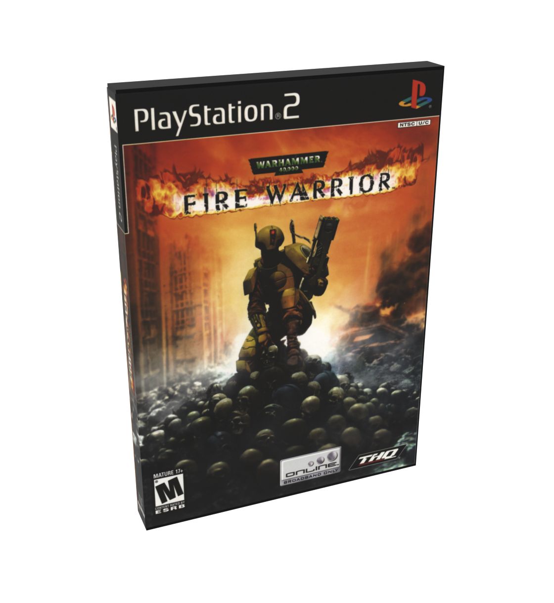 Warhammer 40,000 Fire Warrior | NTSC | Playstation 2 | PS2 | En | Reproduction Case and Booklet - NO GAME