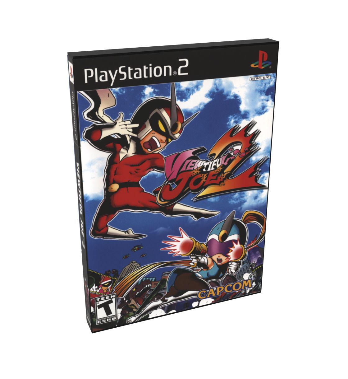 Viewtiful Joe 2 | NTSC | Playstation 2 | PS2 | En | Reproduction Case and Booklet - NO GAME