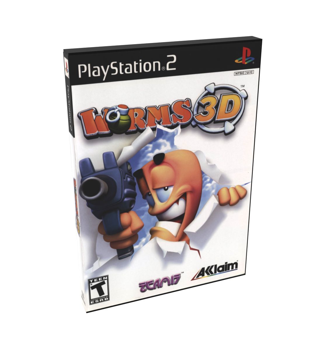 Worms 3D | NTSC | Playstation 2 | PS2 | En | Reproduction Case and Booklet - NO GAME