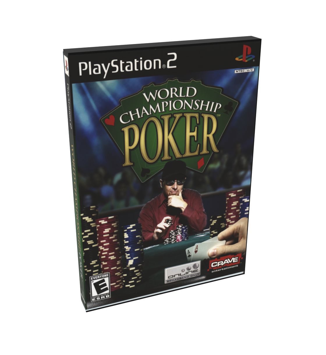 World Championship Poker | NTSC | Playstation 2 | PS2 | En | Reproduction Case and Booklet - NO GAME