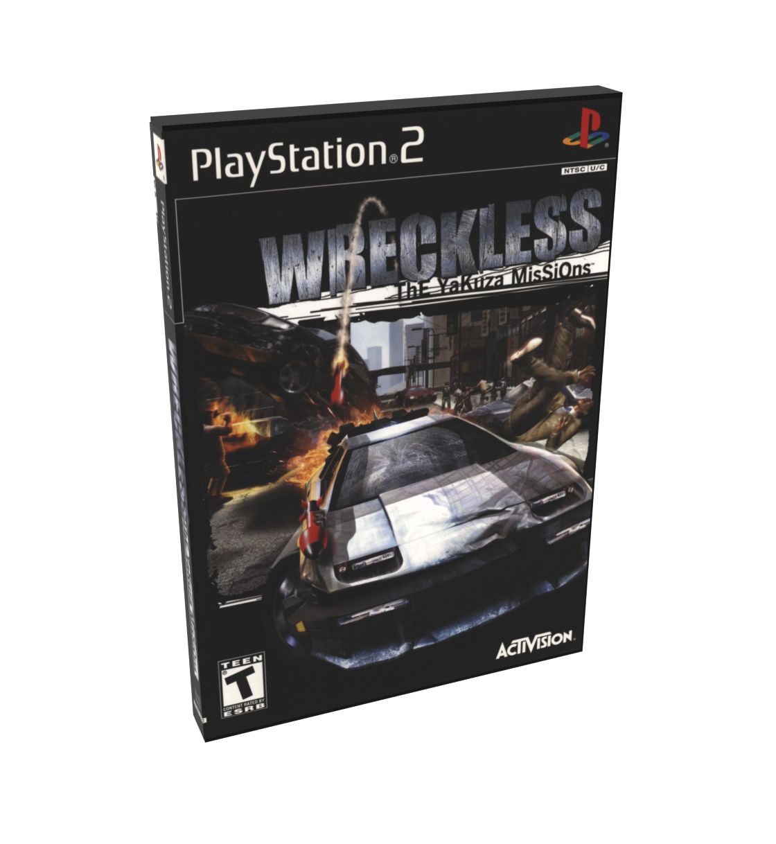 Wreckless The Yakuza Missions | NTSC | Playstation 2 | PS2 | En | Reproduction Case and Booklet - NO GAME