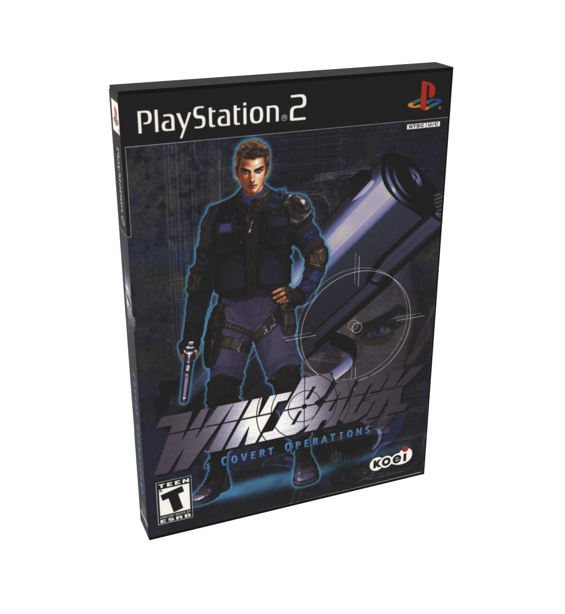 WinBack Covert Operations | NTSC | Playstation 2 | PS2 | En | Reproduction Case and Booklet - NO GAME