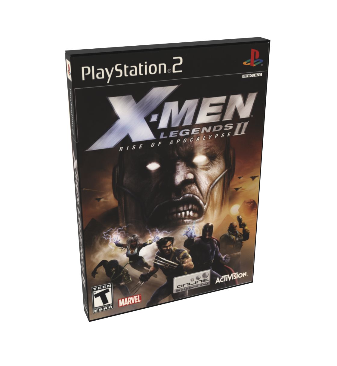 X Men Legends II Rise of Apocalypse | NTSC | Playstation 2 | PS2 | En | Reproduction Case and Booklet - NO GAME