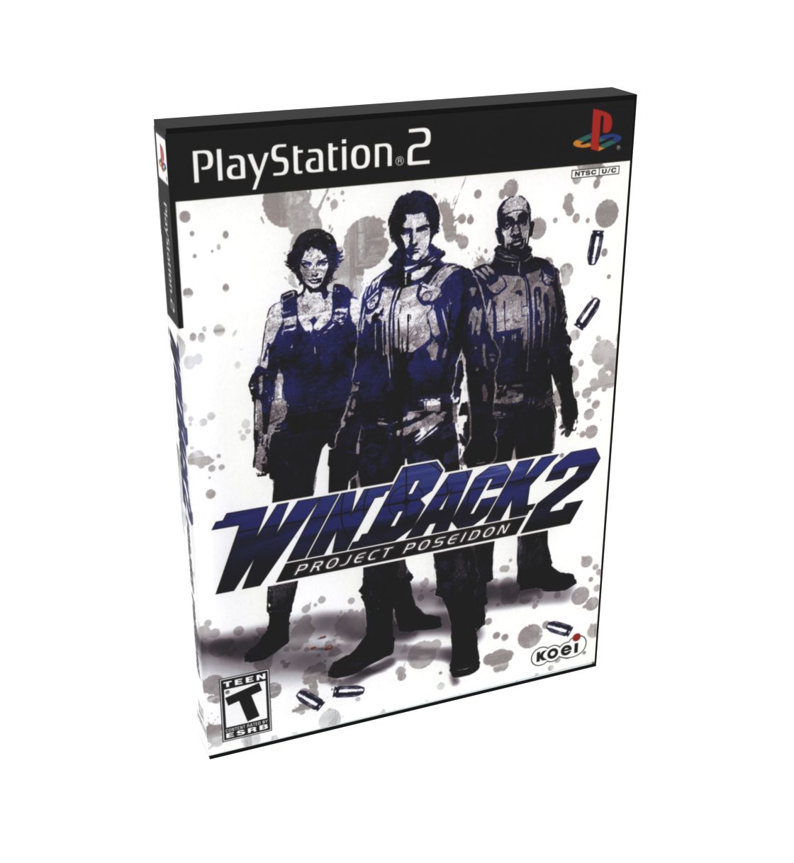 WinBack 2 Project Poseidon | NTSC | Playstation 2 | PS2 | En | Reproduction Case and Booklet - NO GAME