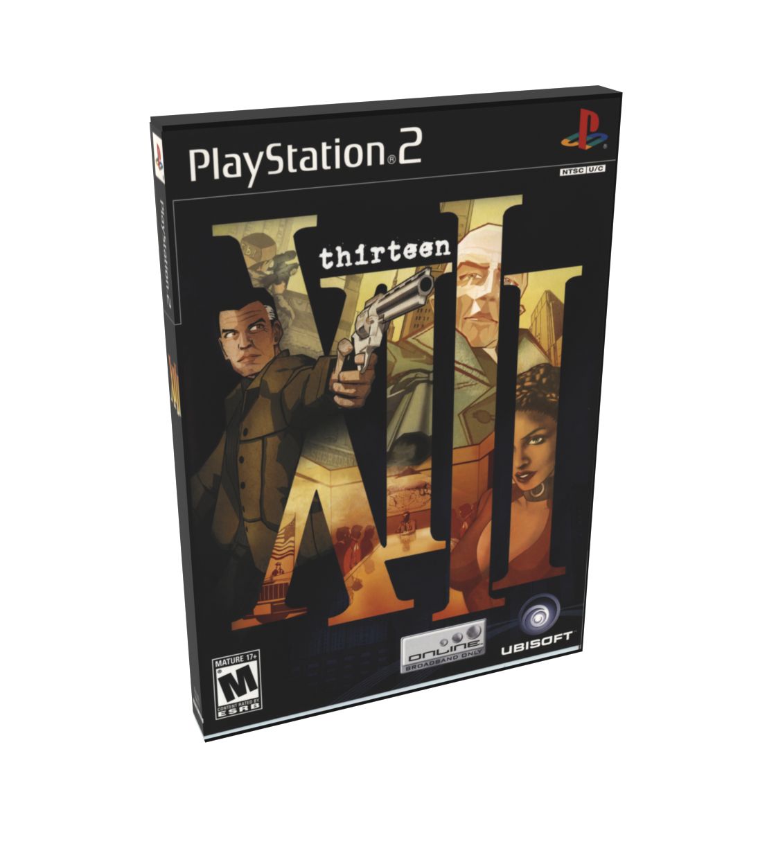 XIII | NTSC | Playstation 2 | PS2 | En | Reproduction Case and Booklet - NO GAME