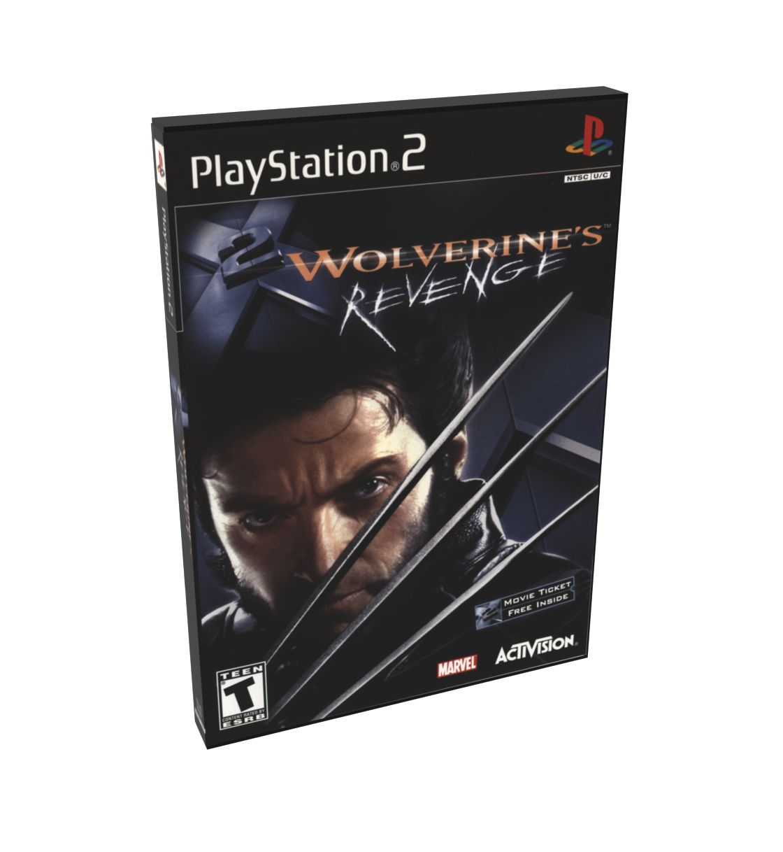 X2 Wolverine&#39;s Revenge (Movie) | NTSC | Playstation 2 | PS2 | En | Reproduction Case and Booklet - NO GAME