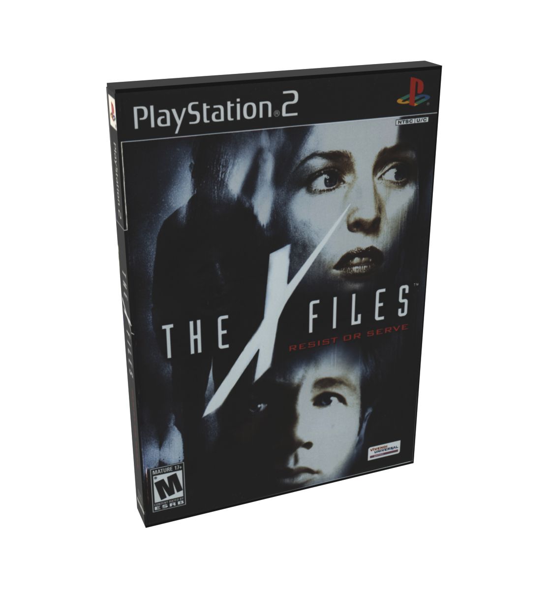 X Files Resist or Serve | NTSC | Playstation 2 | PS2 | En | Reproduction Case and Booklet - NO GAME