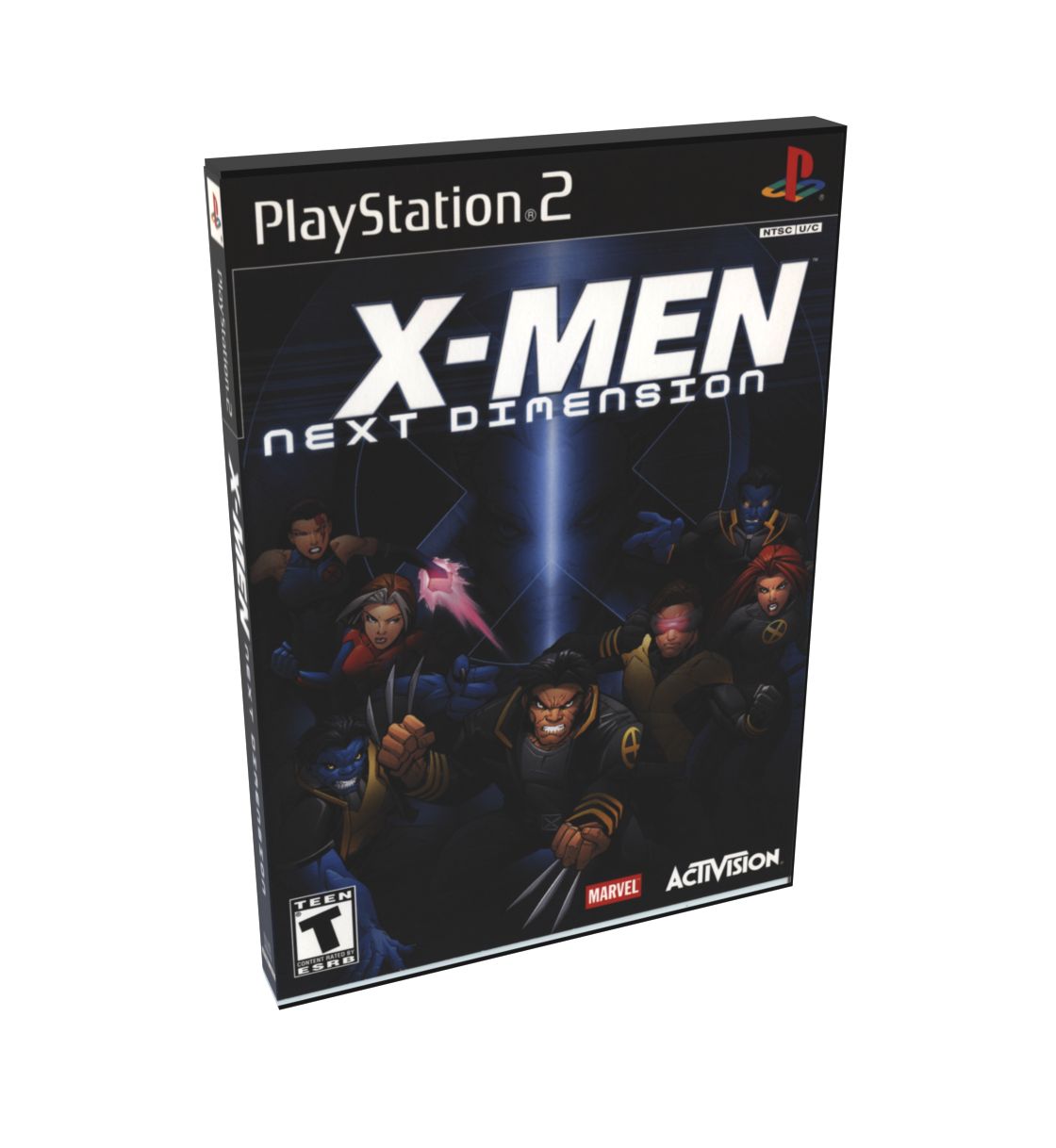 X Men Next Dimension | NTSC | Playstation 2 | PS2 | En | Reproduction Case and Booklet - NO GAME