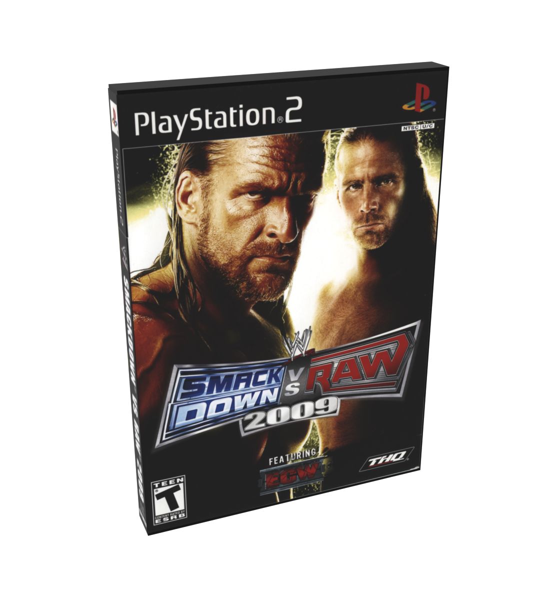 WWE Smackdown! vs. Raw 2009 | NTSC | Playstation 2 | PS2 | En | Reproduction Case and Booklet - NO GAME