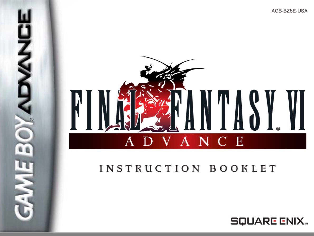 Final Fantasy VI Reproduction Manual