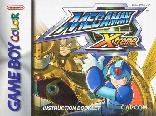 Mega man Xtreme Reproduction Manual