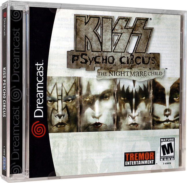 KISS Psycho Circus | NTSC | Dreamcast | DC | En | Reproduction Case and Booklet - NO GAME
