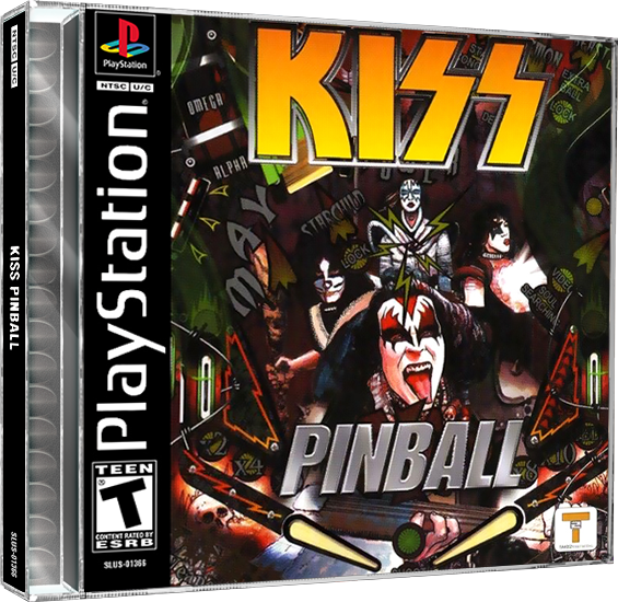 KISS PINBALL | NTSC | Playstation | PS1 | En | Reproduction Case and Booklet - NO GAME