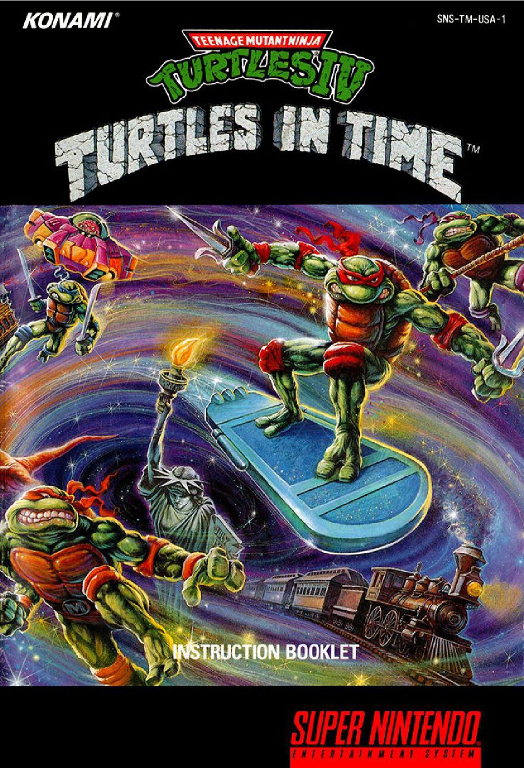 Teenage Mutant Ninja Turtles IV - Turtles in Time Reproduction Manual