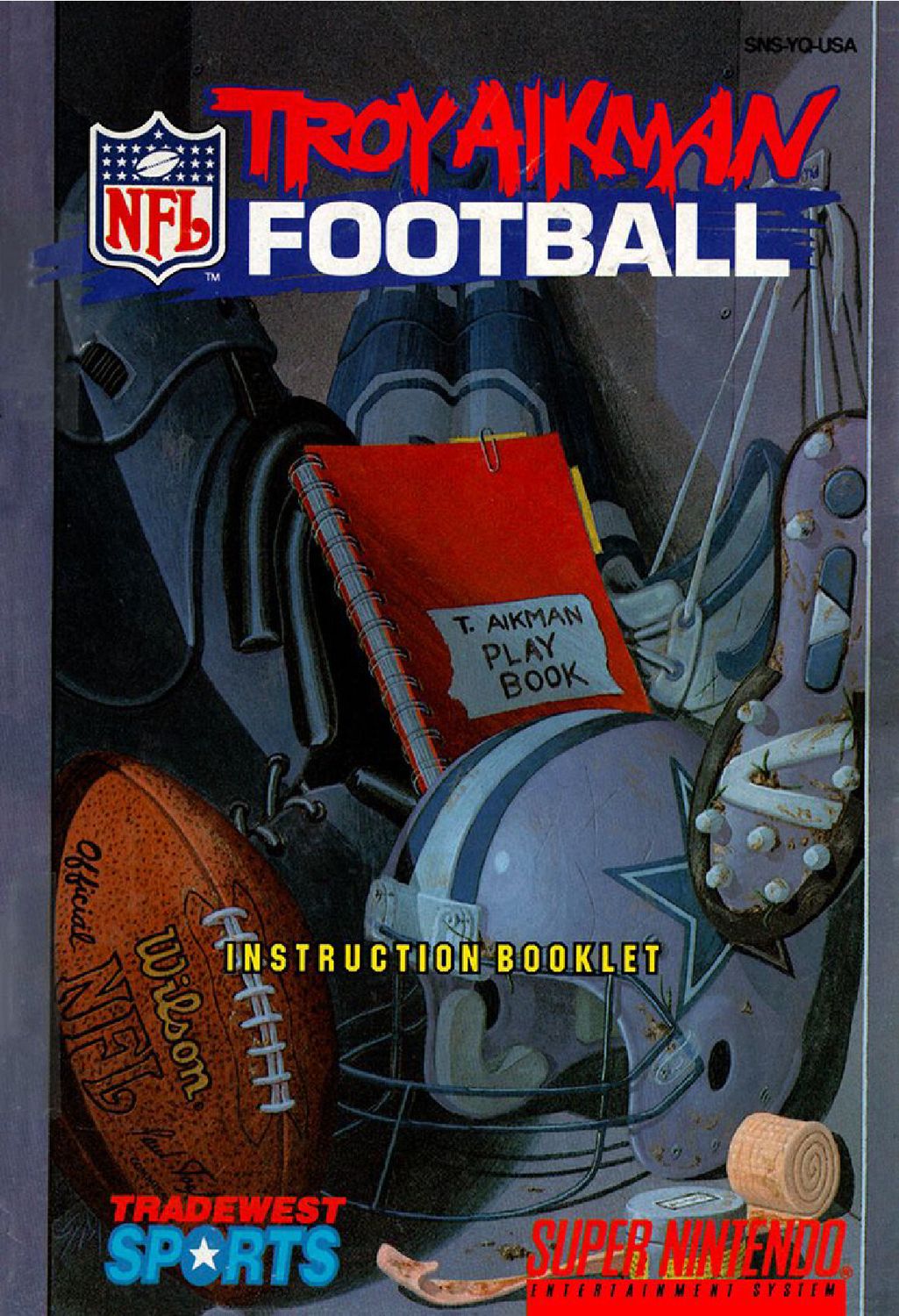 Troy Aikman NFL Football Reproduction Manual