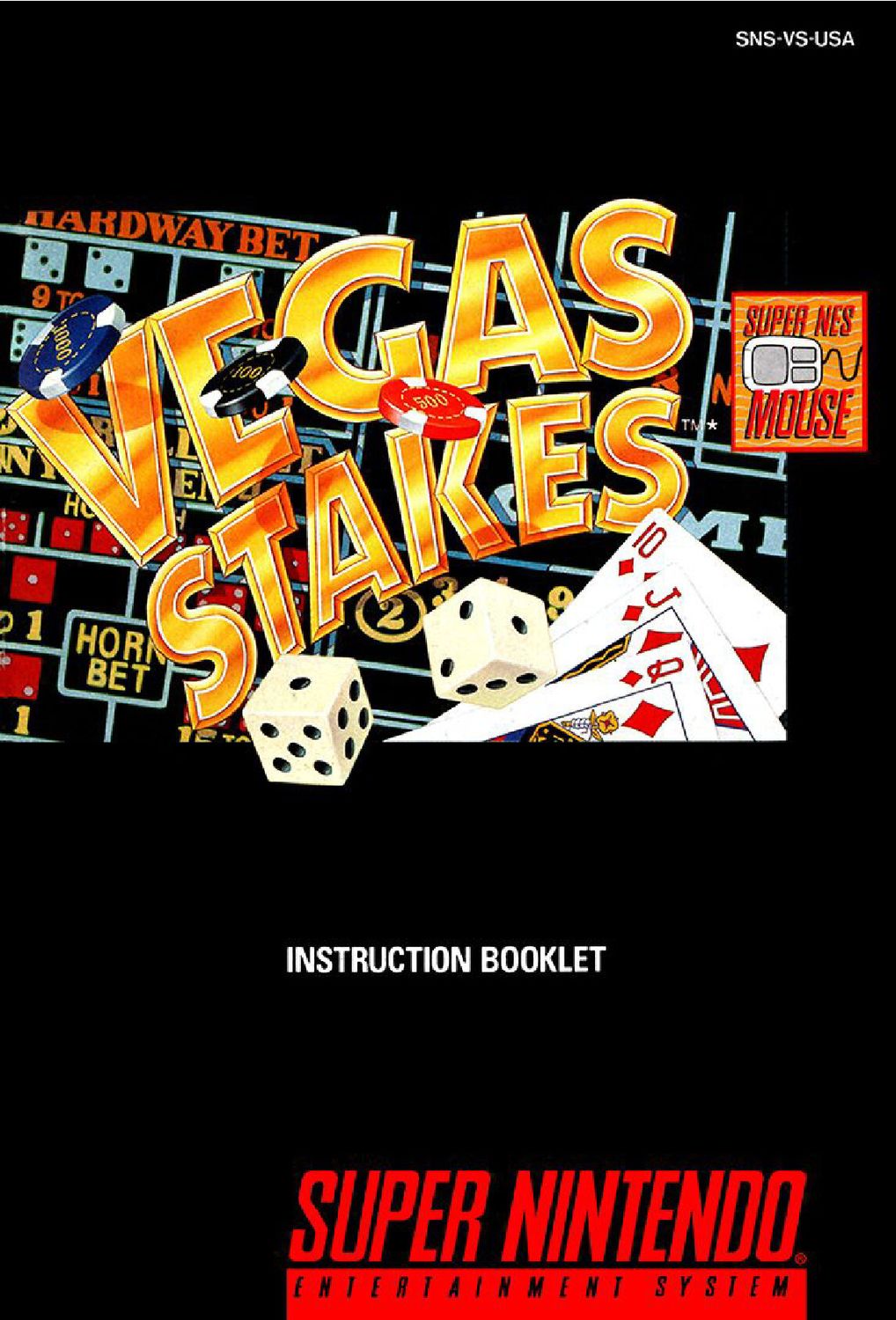 Vegas Stakes Reproduction Manual