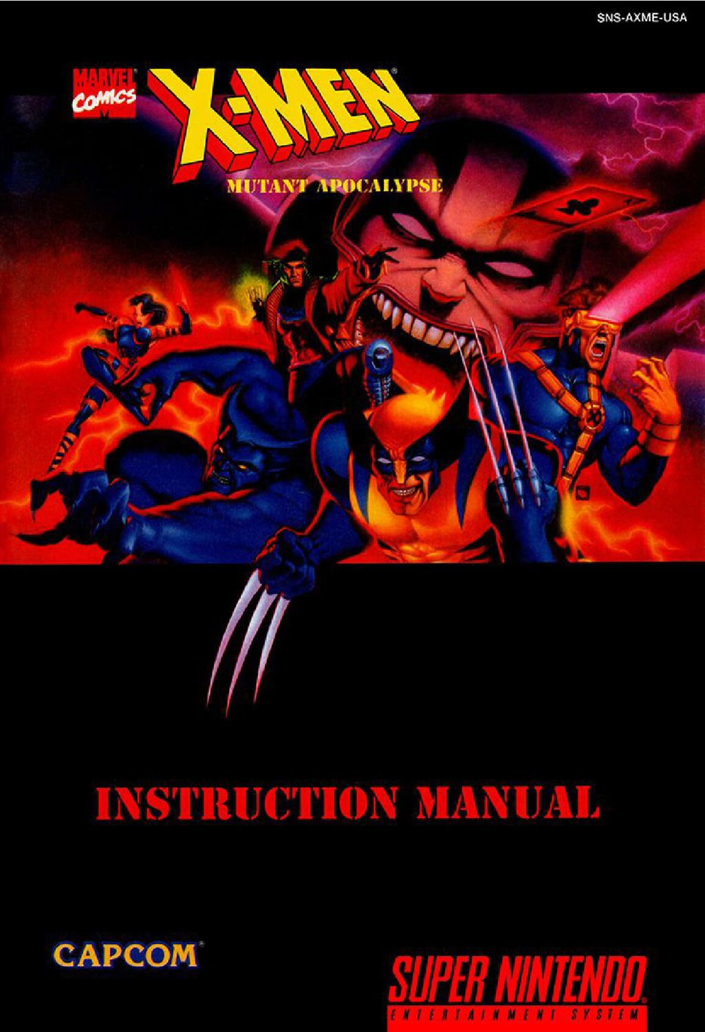 X-Men - Mutant Apocalypse Reproduction Manual