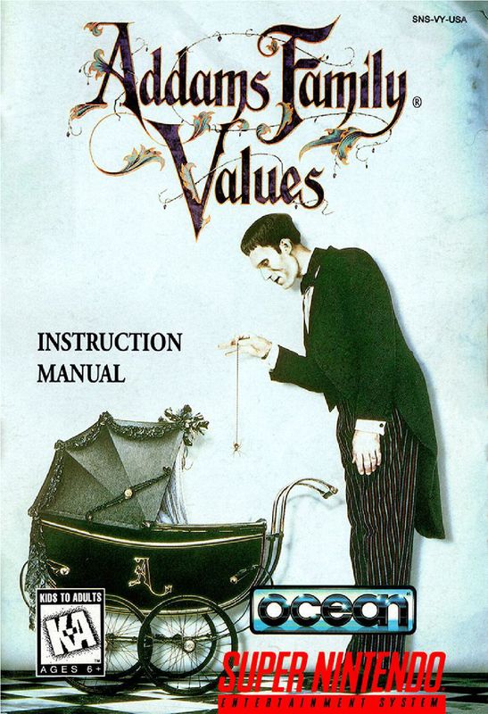 Addams Family Values Reproduction Manual