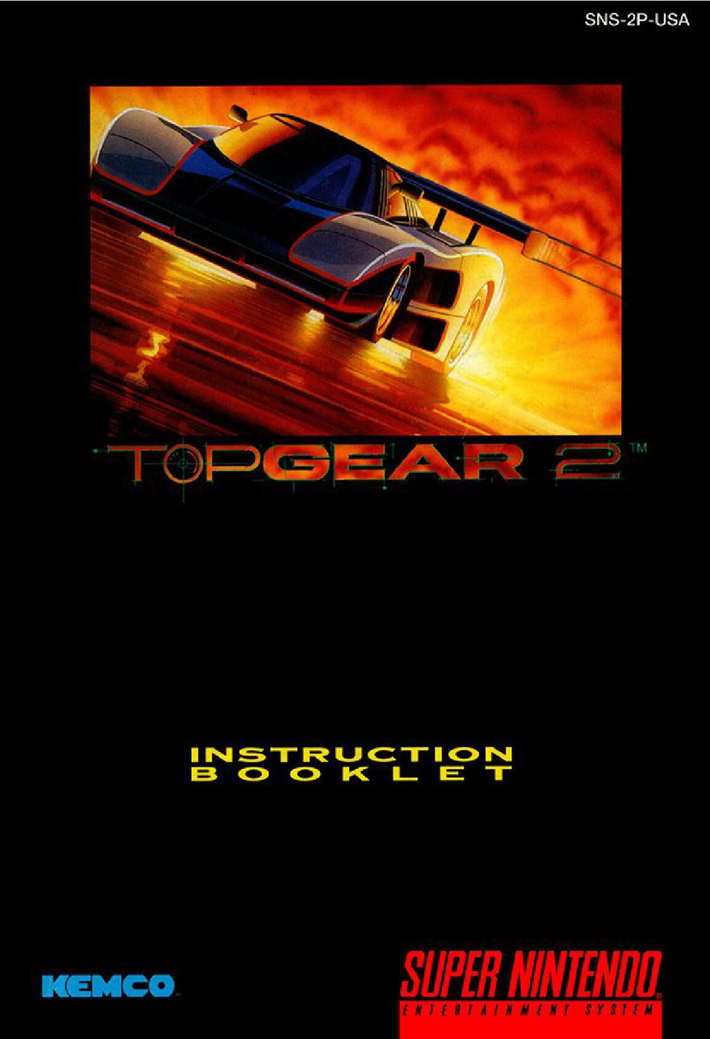 Top Gear 2 Reproduction Manual