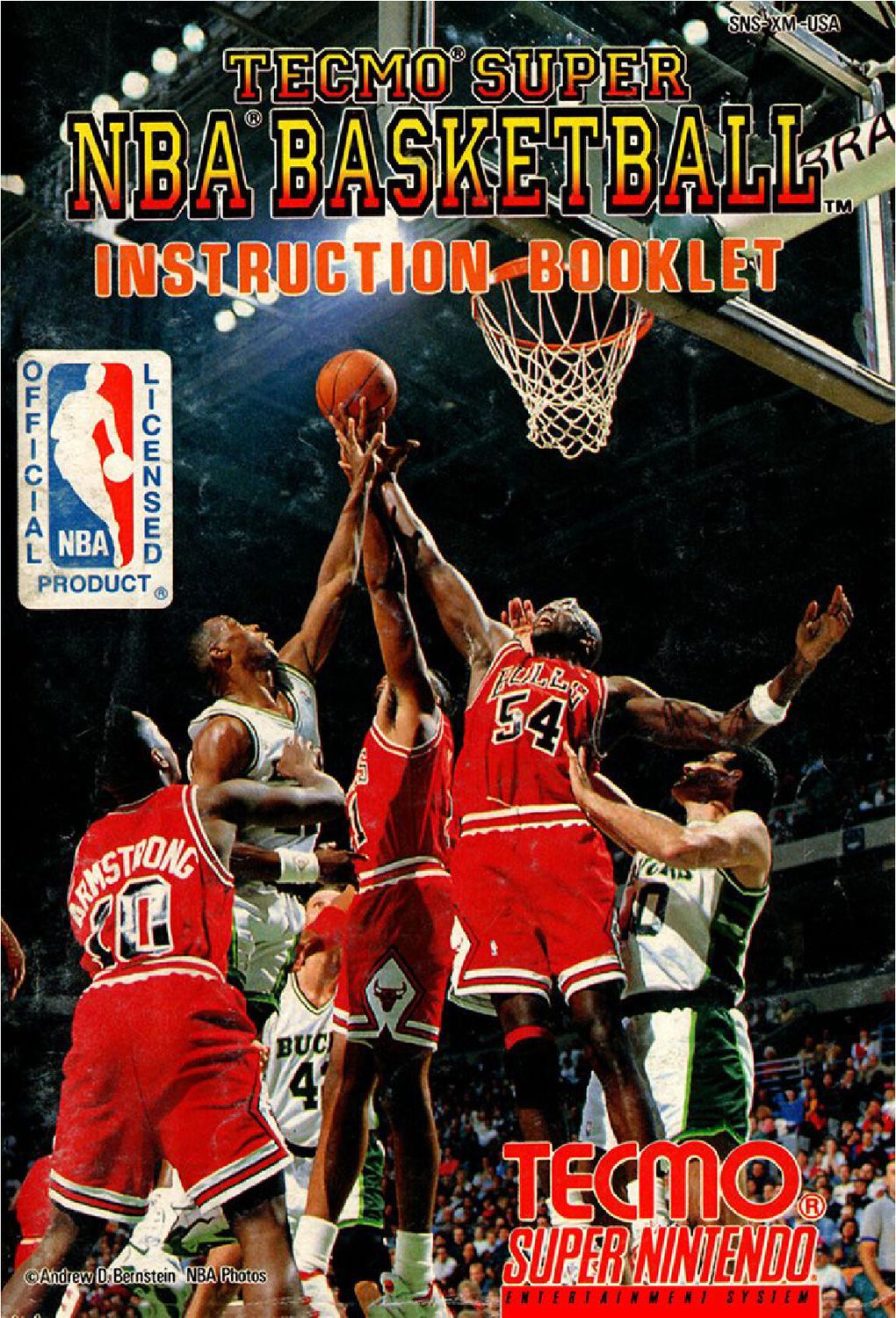 Tecmo Super NBA Basketball Reproduction Manual