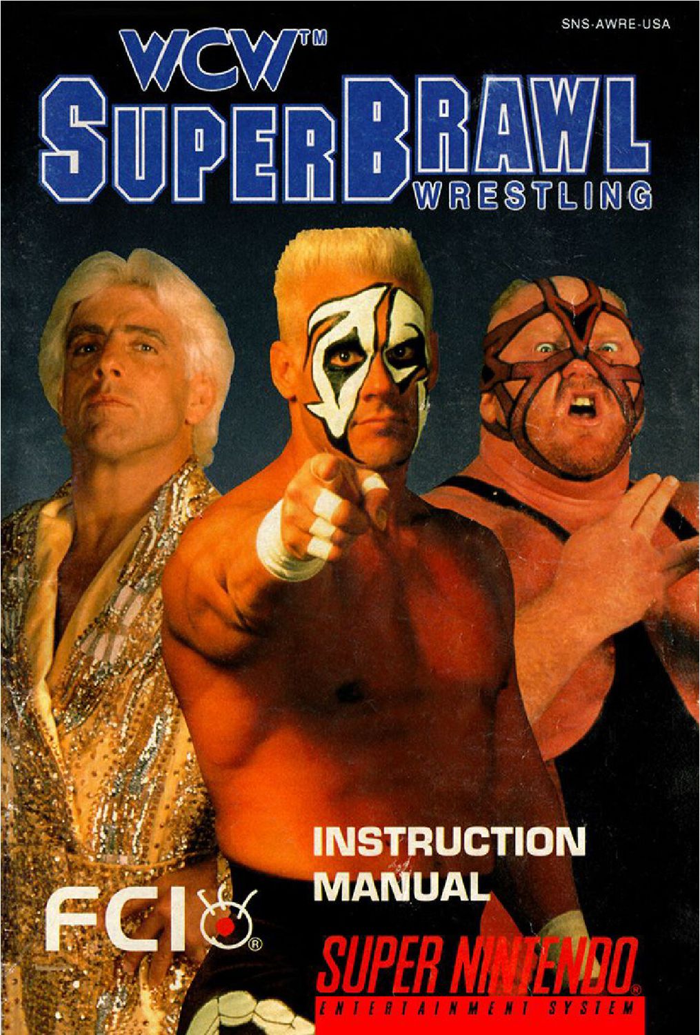 WCW Super Brawl Wrestling Reproduction Manual