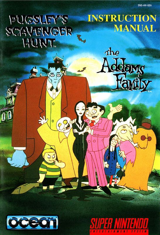 Addams Family, The - Pugsley&#39;s Scavenger Hunt Reproduction Manual
