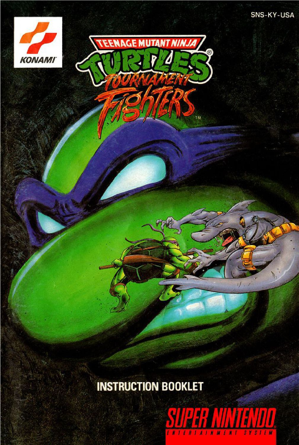 Teenage Mutant Ninja Turtles - Tournament Fighters Reproduction Manual
