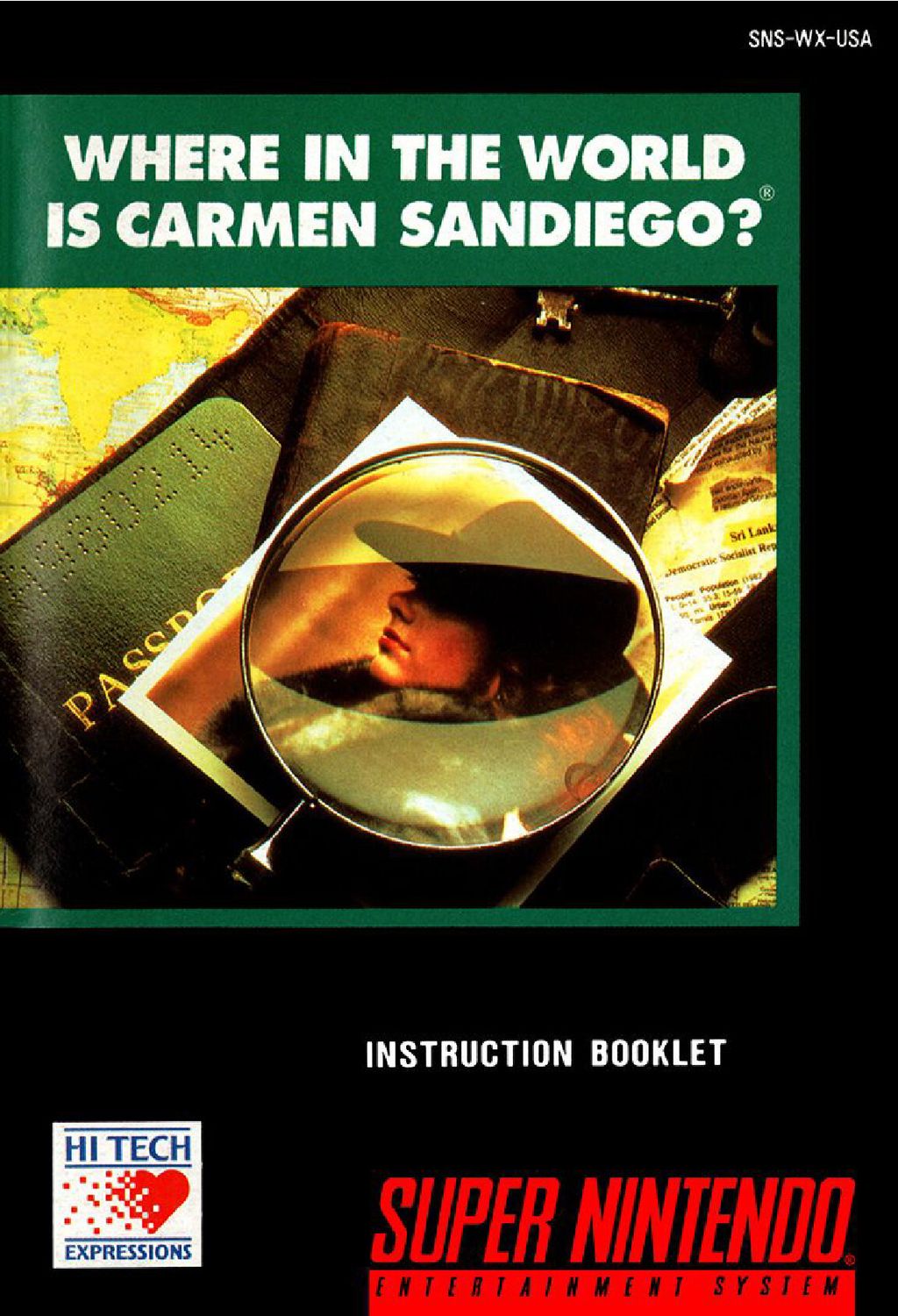 Where in the World Is Carmen Sandiego Reproduction Manual