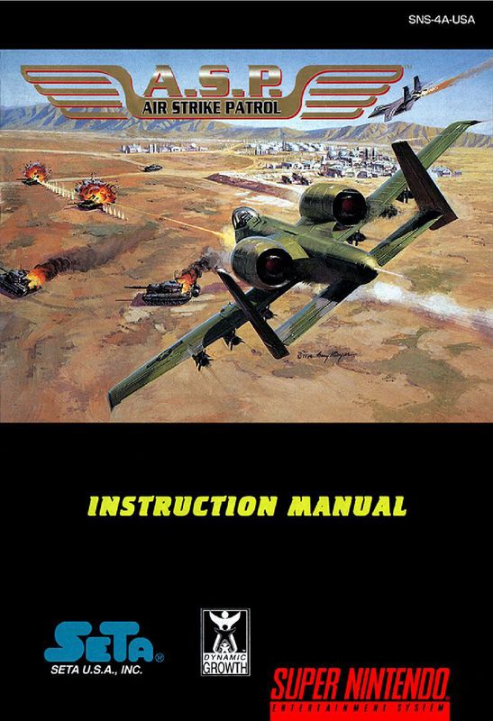 A.S.P. - Air Strike Patrol Reproduction Manual