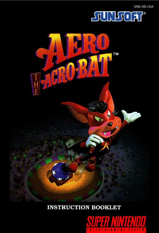 Aero the Acro-Bat Reproduction Manual