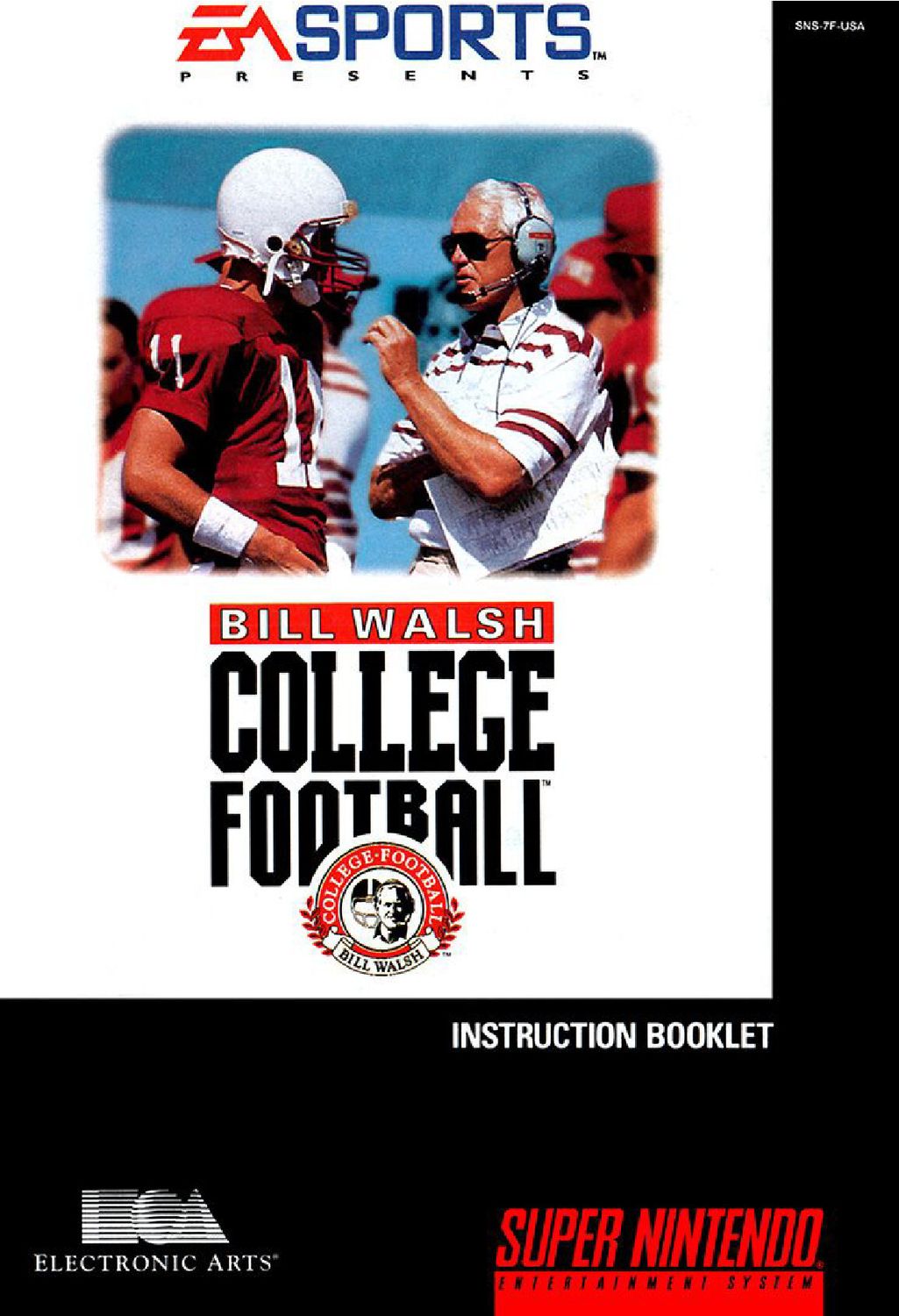 Bill Walsh College Football Reproduction Manual