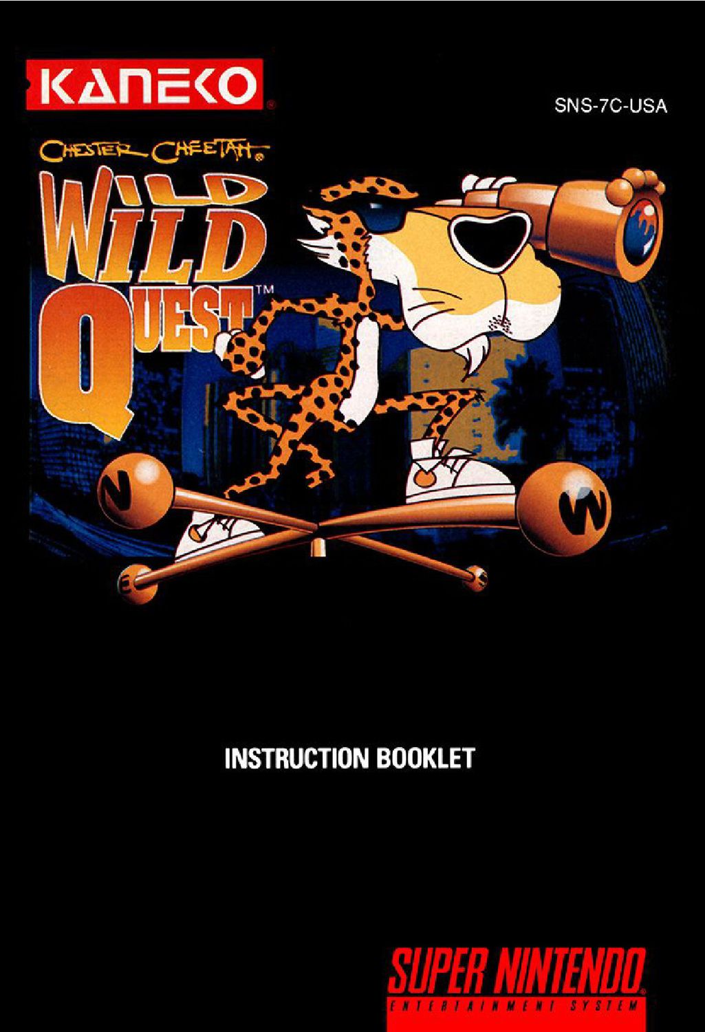 Chester Cheetah - Wild Wild Quest Reproduction Manual