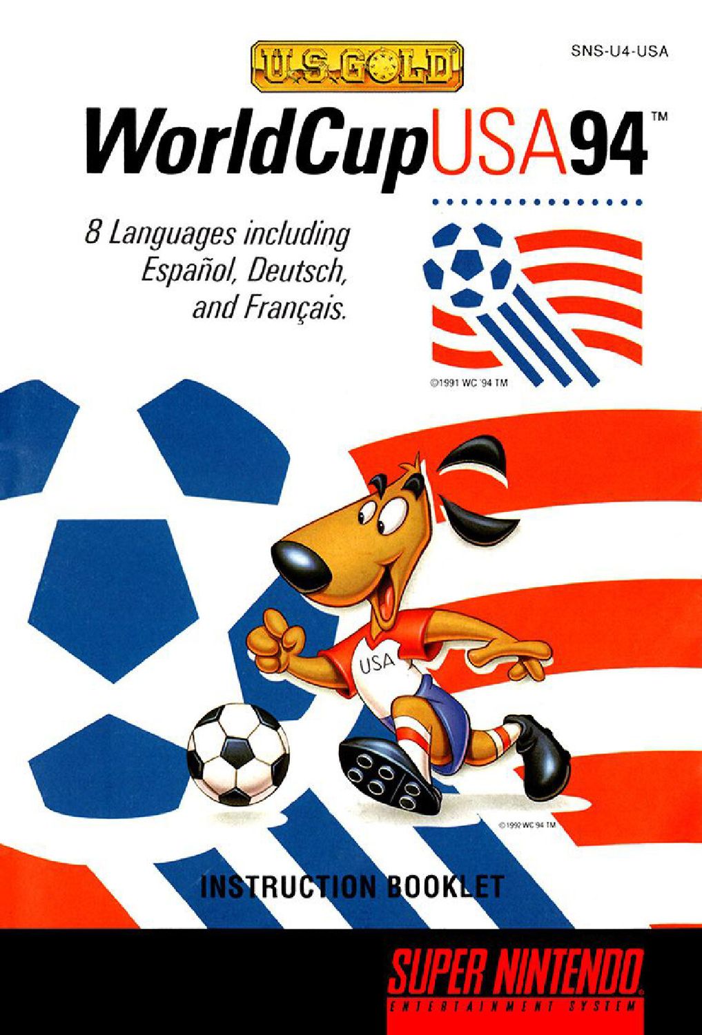 World Cup USA 94 Reproduction Manual