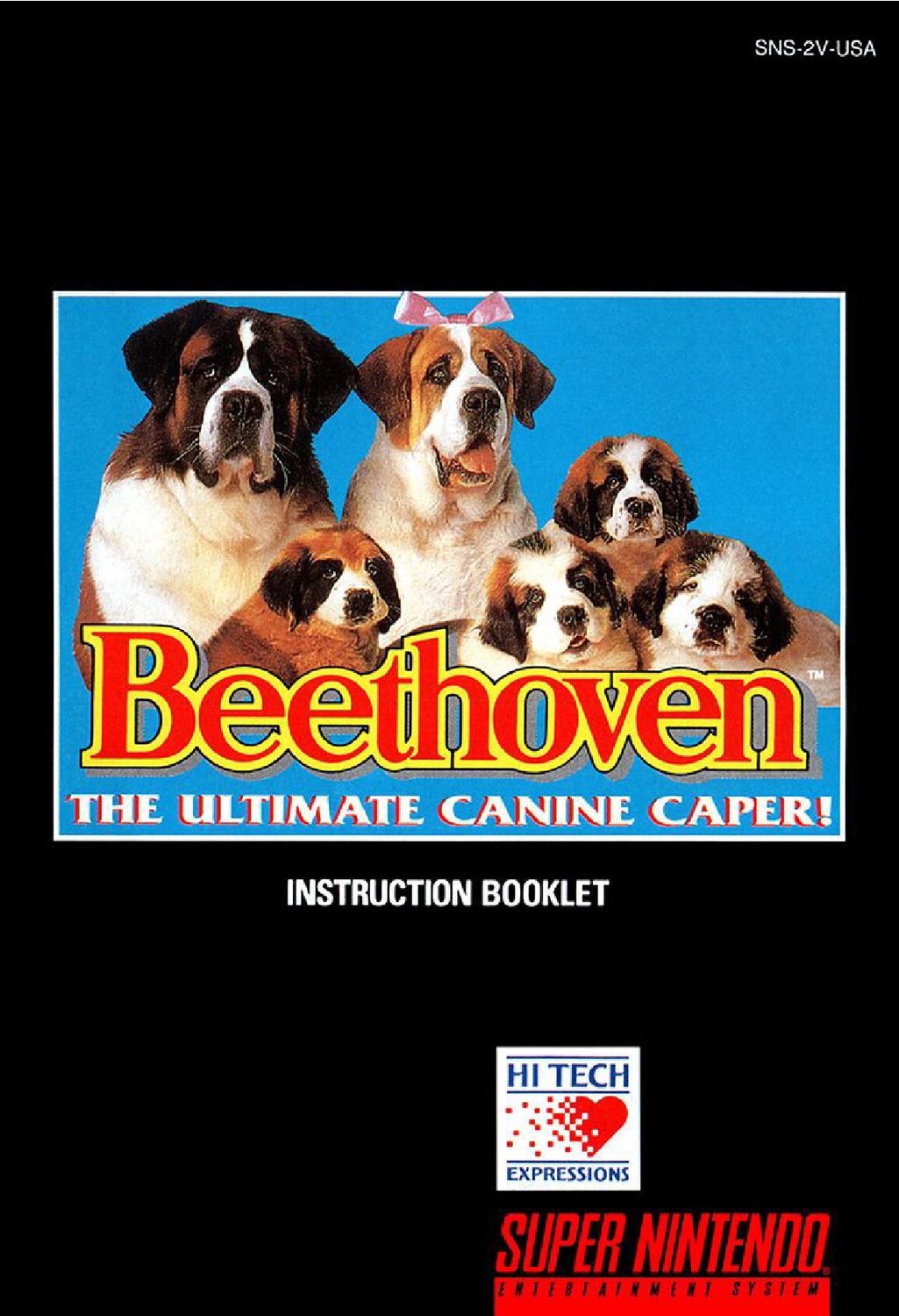 Beethoven - The Ultimate Canine Caper! Reproduction Manual