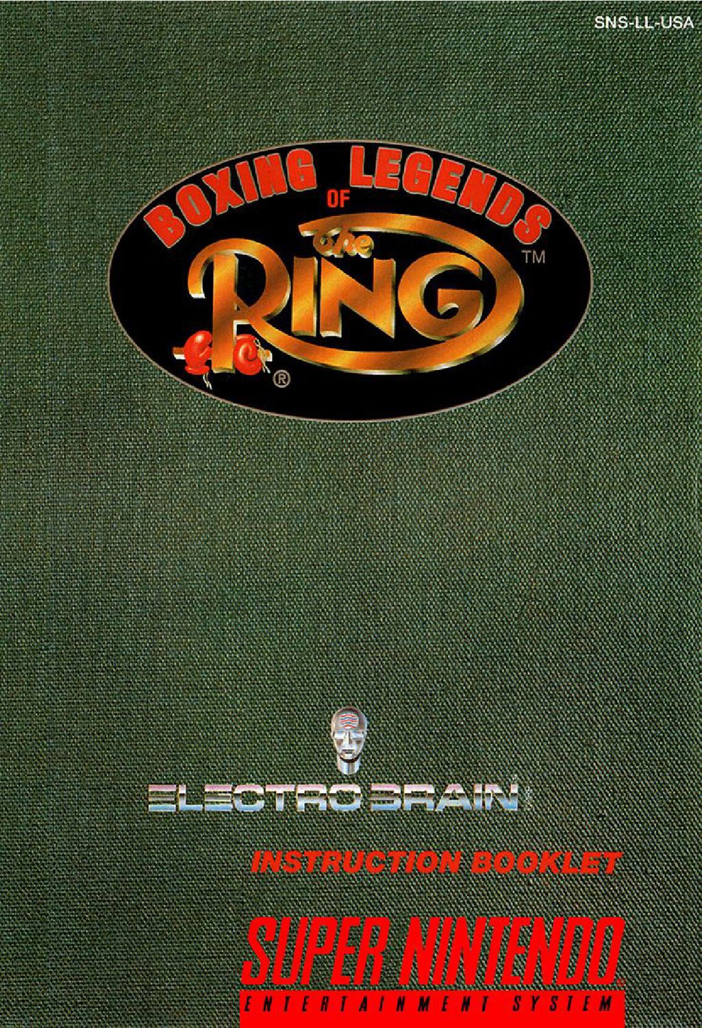 Boxing Legends of the Ring Reproduction Manual