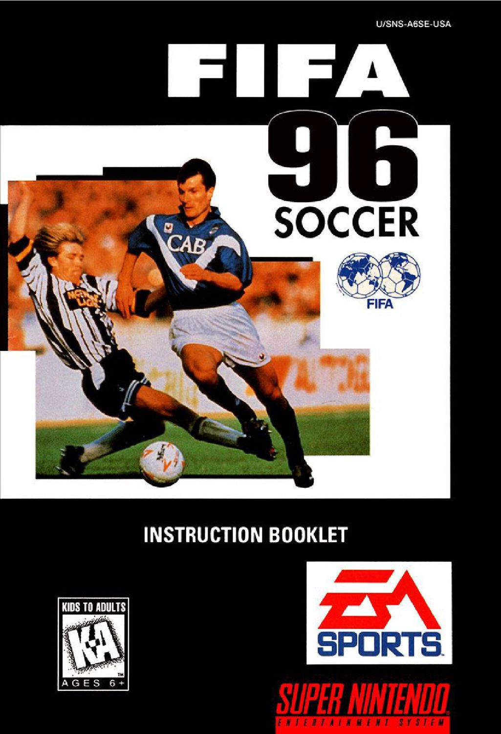 FIFA Soccer 96 Reproduction Manual
