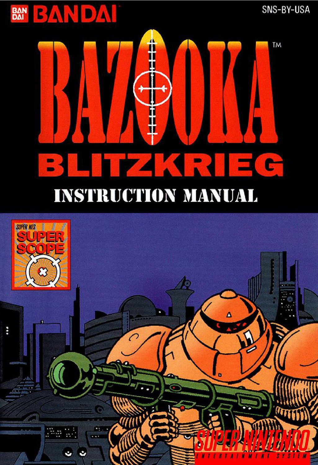 Bazooka Blitzkrieg Reproduction Manual