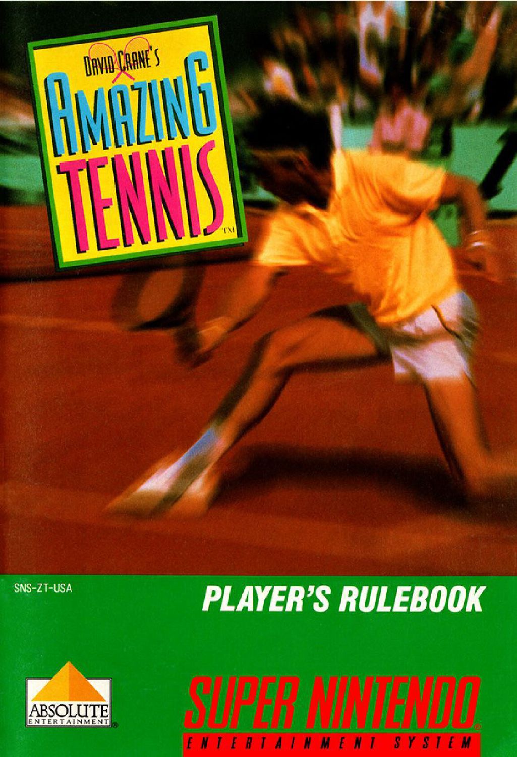 David Crane&#39;s Amazing Tennis Reproduction Manual