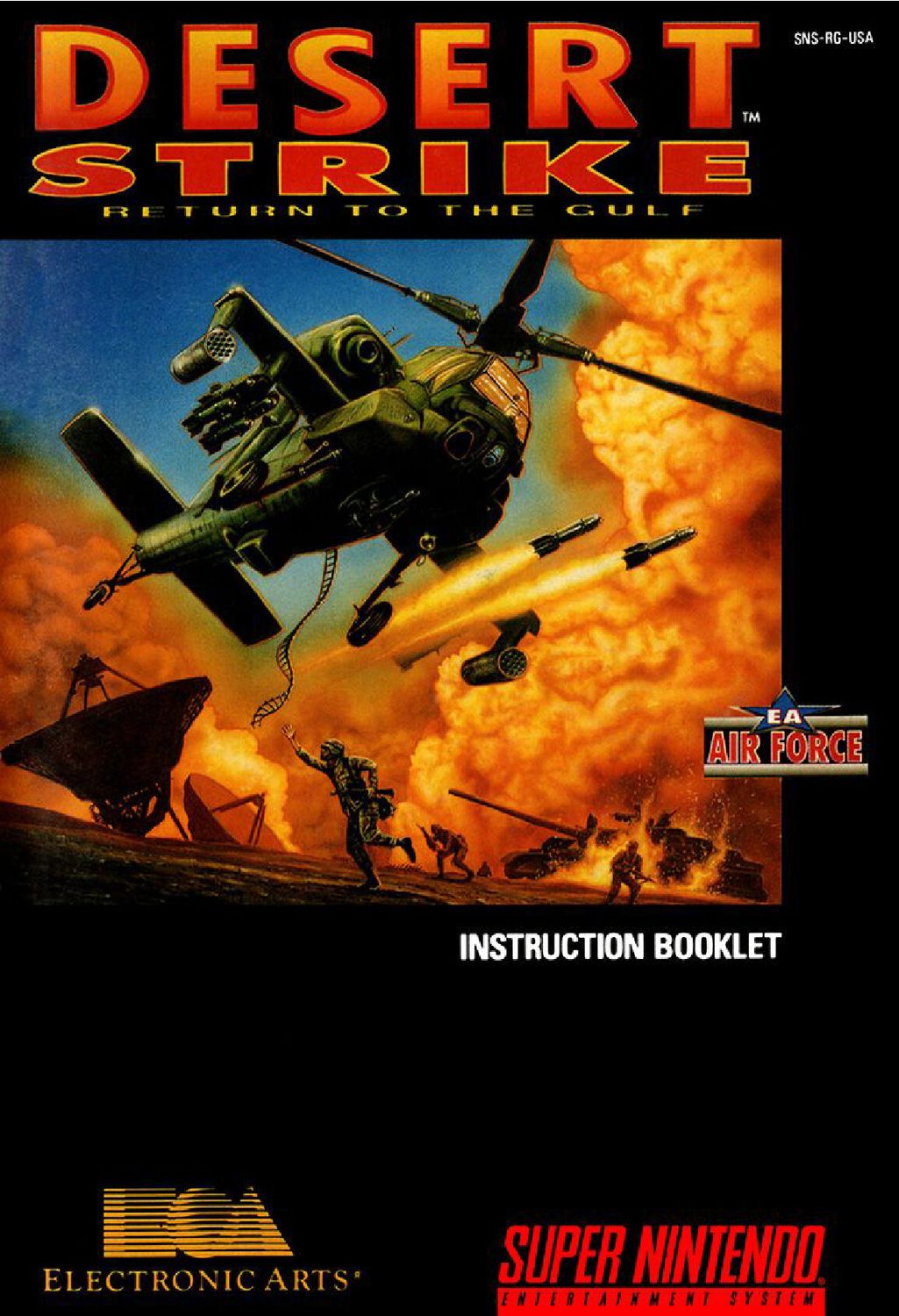 Desert Strike - Return to the Gulf Reproduction Manual