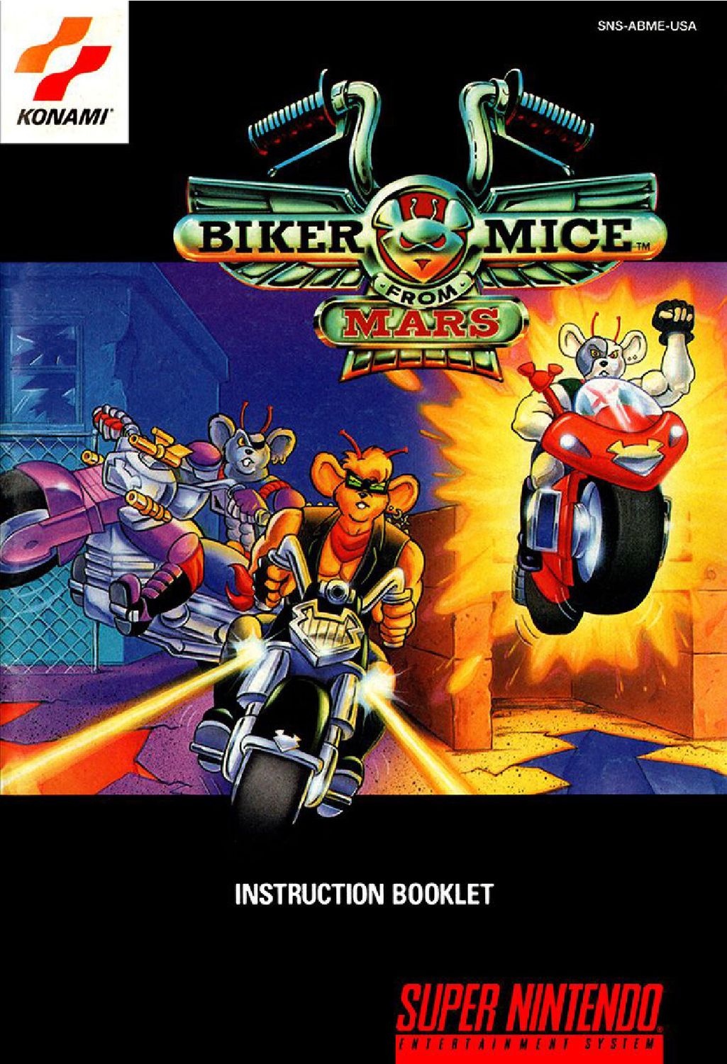 Biker Mice from Mars Reproduction Manual